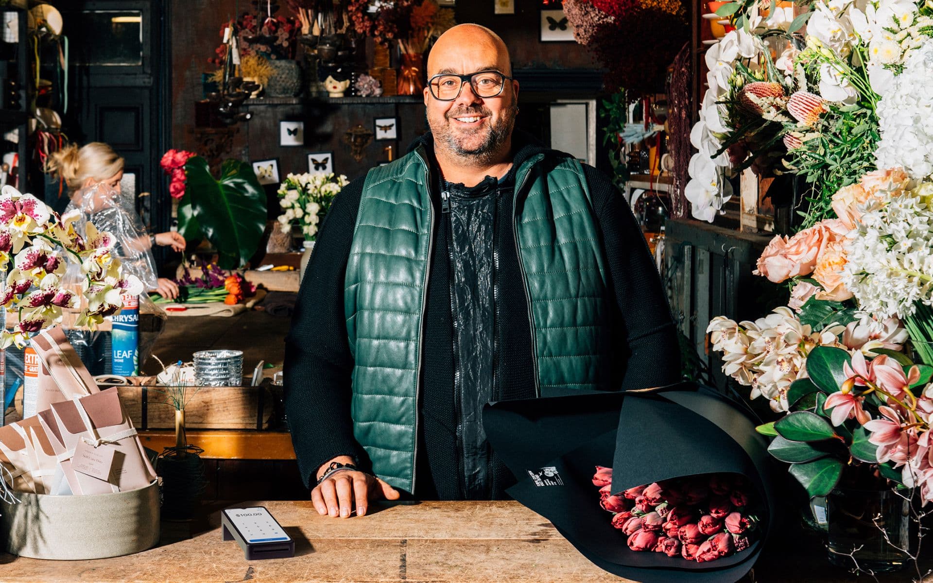 Merchant with Terminal 2